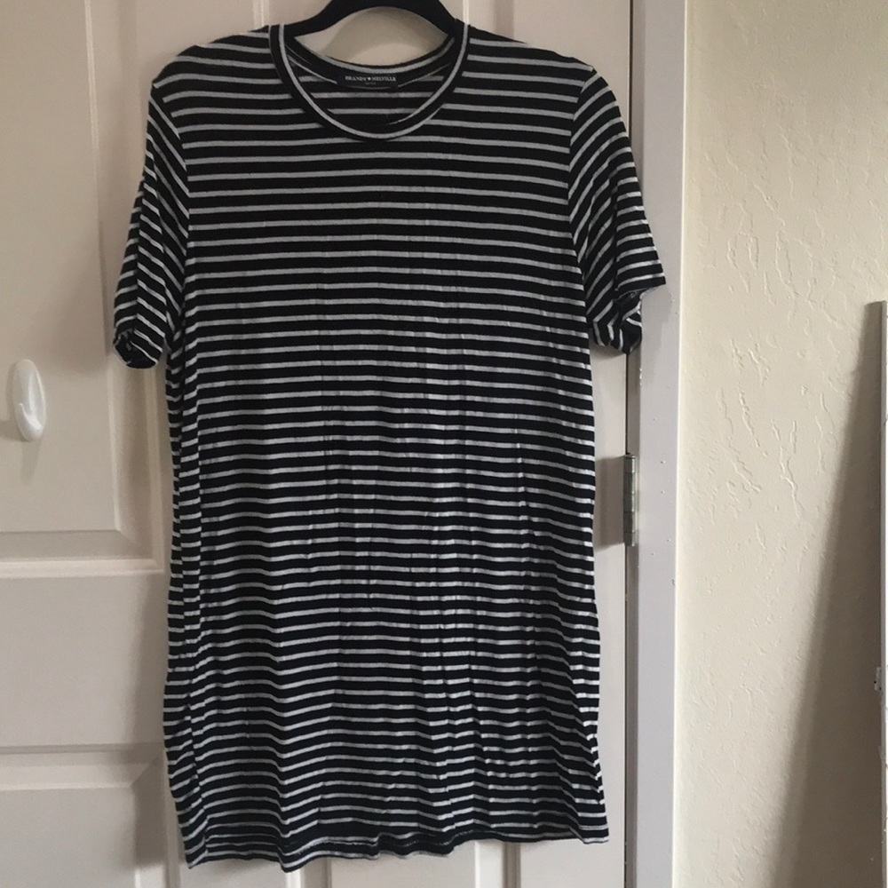 stripes t-shirt dress